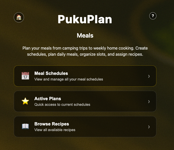 Meals Planning